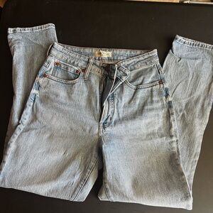 Madewell curvy straight jeans in 27 tall
